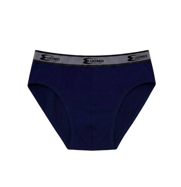 Cotonella 2383 (6 Pezzi) Slip Uomo con Elastico Esterno in Cotone Bielastico - Offerta Multipack