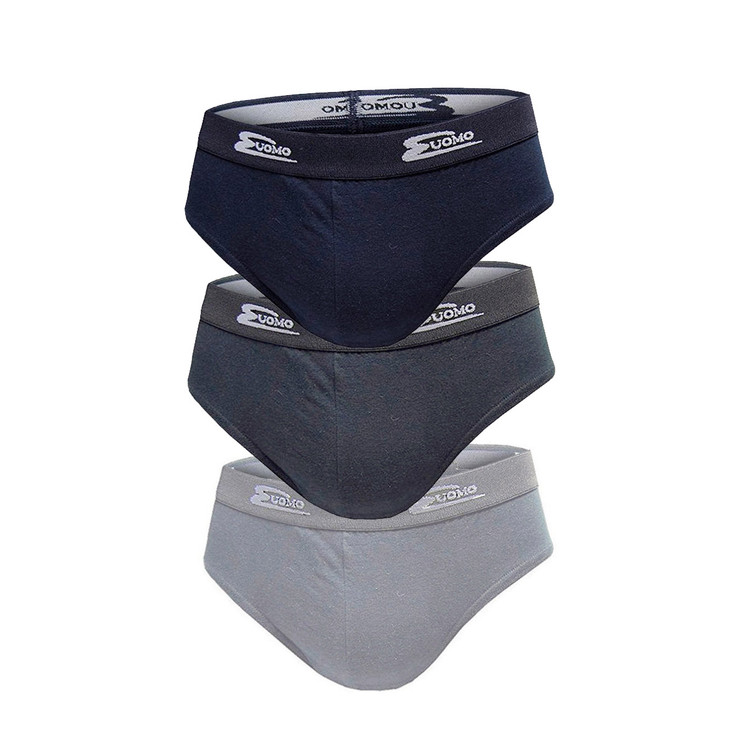 6 Pezzi Slip Uomo Cotonella 2383 – Elastico Esterno in Cotone Bielastico