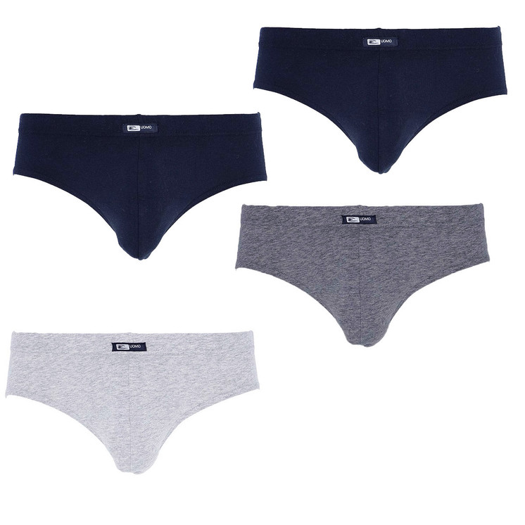 6 Slip Uomo in Cotone Bielastico con Elastico Interno Cotonella 2396