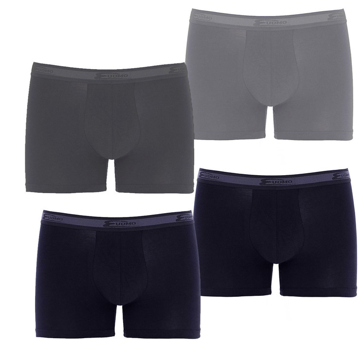 Cotonella (6 pezzi) Boxer Uomo con Elastico Esterno in Cotone Bielastico 2384