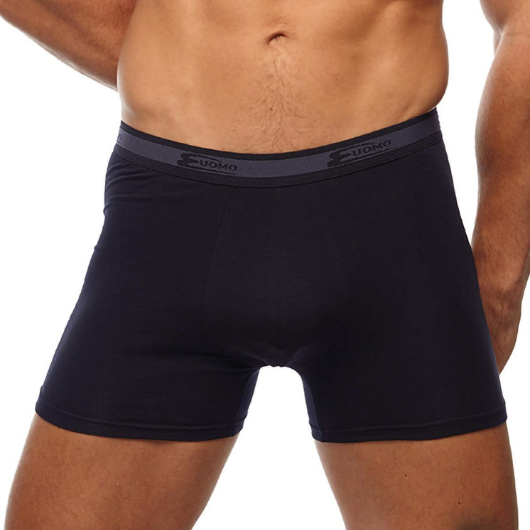 Cotonella (6 pezzi) Boxer Uomo con Elastico Esterno in Cotone Bielastico 2384