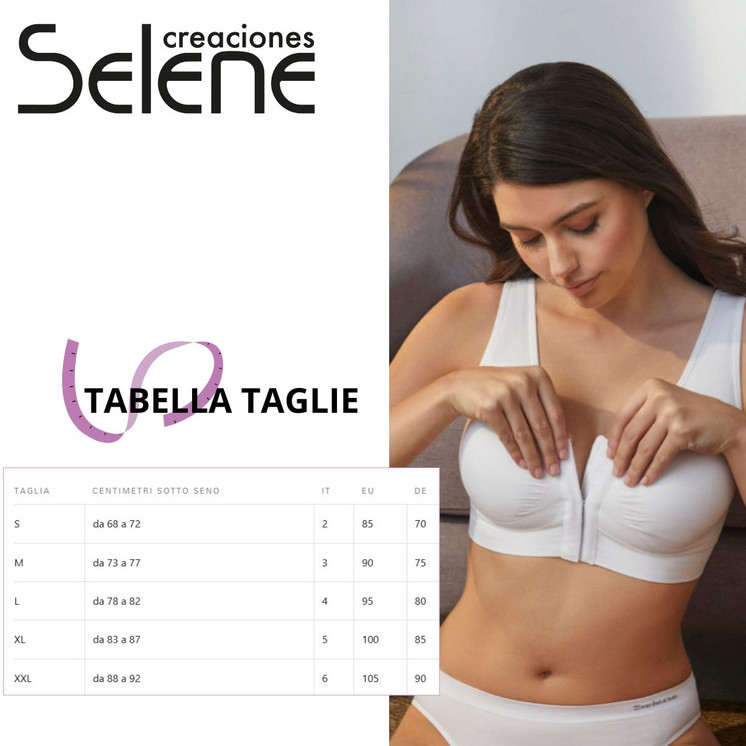 Reggiseno Con Chiusura Davanti Selene Luisa - Coppe Estraibili
