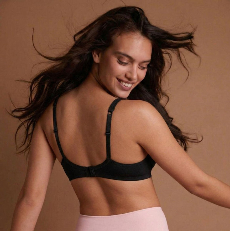 Reggiseno Donna Gios Cannella Senza Ferretto con Coppe Senza cuciture - Coppa B