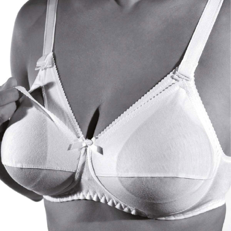 Gios 280 Mamma Reggiseno Allattamento in Cotone Senza Ferretto (Coppa B)