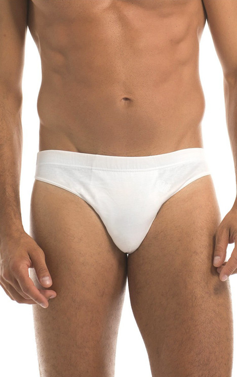 6 Mini Slip Uomo Garda 761  Elastico Interno in 100% Cotone Filo di Scozia con Ricamo su Fianco