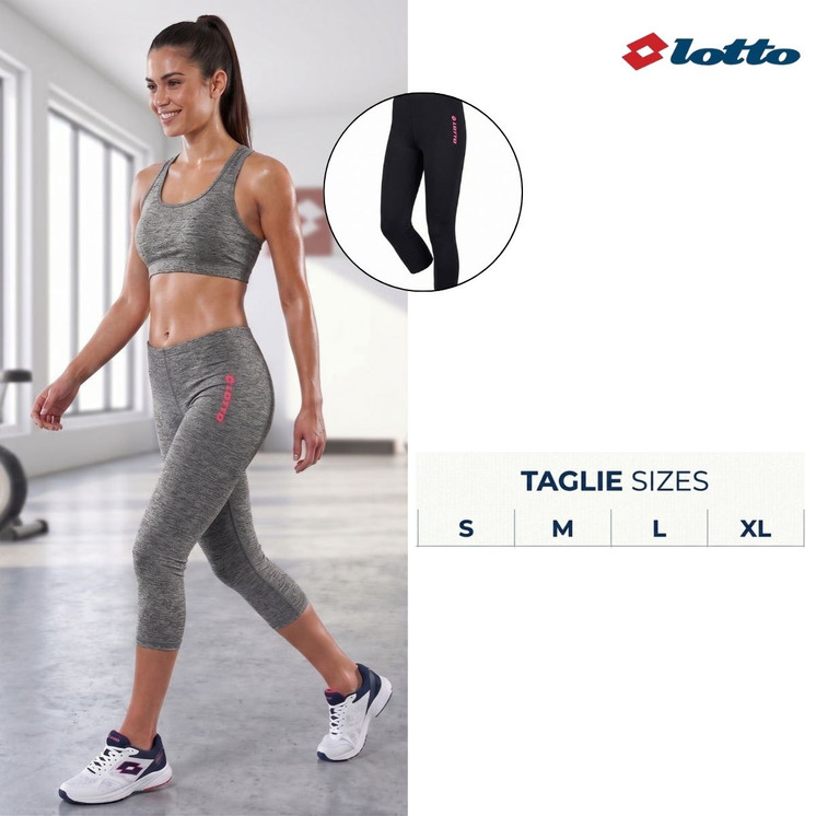 Lotto Leggings Donna Capri in Puro Cotone Bielastico - Art. LA1016