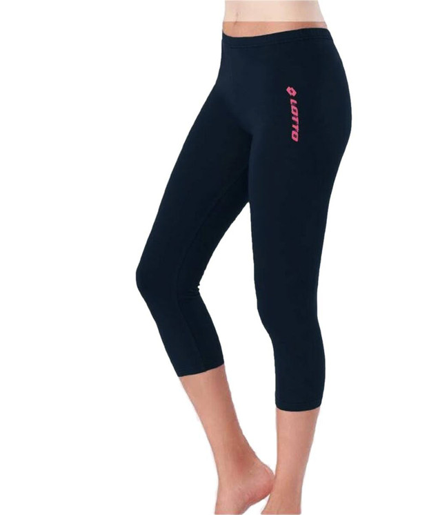 Leggings Donna Capri Lotto In Puro Cotone Bielastico LA1016