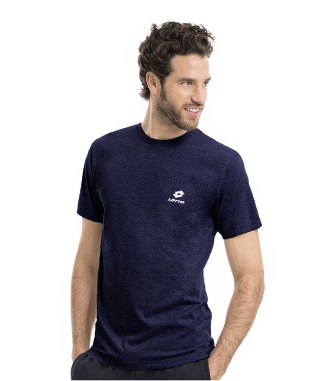 Lotto Shirt Uomo Mezza Manica Sportiva in Cotone Estivo con Logo - Art. LA1100