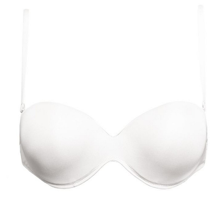 SIèLEI Reggiseno Fascia Donna in Microfibra Lucida Con Ferretto Coppa B Art. 1570