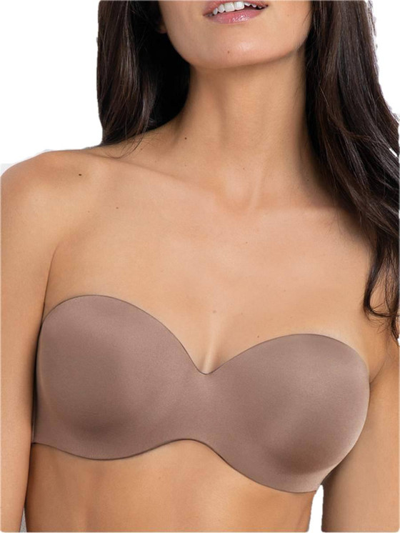 Reggiseno Fascia Sielei 1580 in Microfibra Lucida Con Ferretto - Coppa B - C