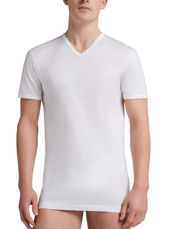 Maglia Uomo Liabel 03050 53 Mezza Manica scollo a V in filo di scozia