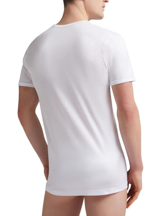 Maglia Uomo Liabel 03050 53 Mezza Manica scollo a V in filo di scozia