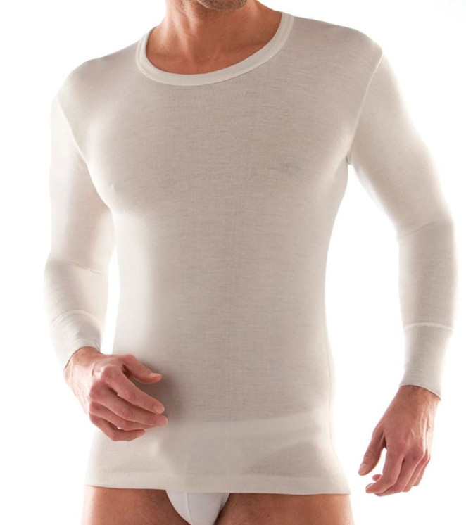 2 Pezzi Maglia Uomo Liabel 05167 333 Manica Lunga Girocollo in Lana