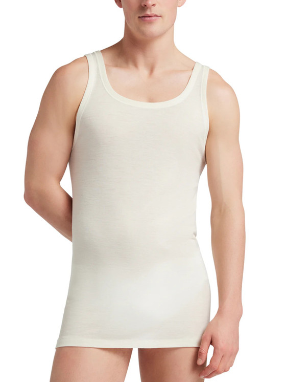 3 Pezzi Canottiera Uomo Liabel 05148 223 Spalla Larga in Lana