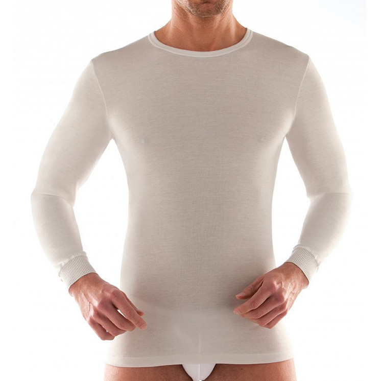 3 Pezzi Maglia Uomo Liabel 05321 333 Manica Lunga Girocollo in Misto Lana