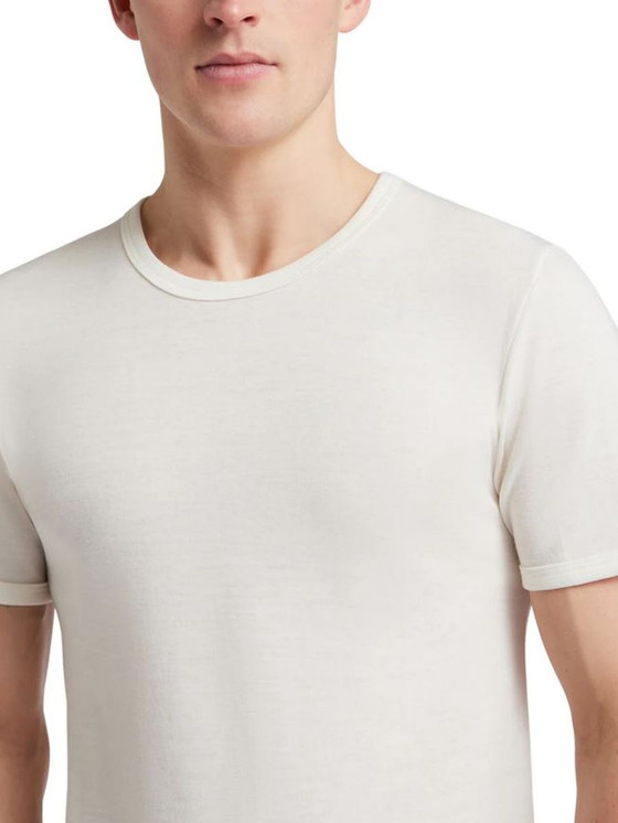 Maglia Uomo Liabel 05321 23 Mezza Manica Girocollo in Lana e Cotone