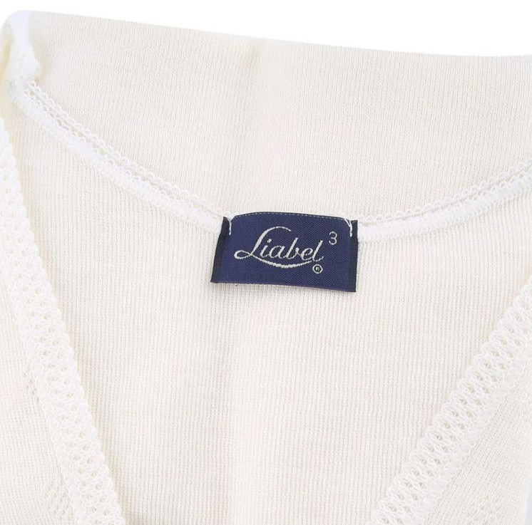 Canottiera Donna Liabel 016 736 Spalla Larga con Formaseno in Lana Pesante 80%