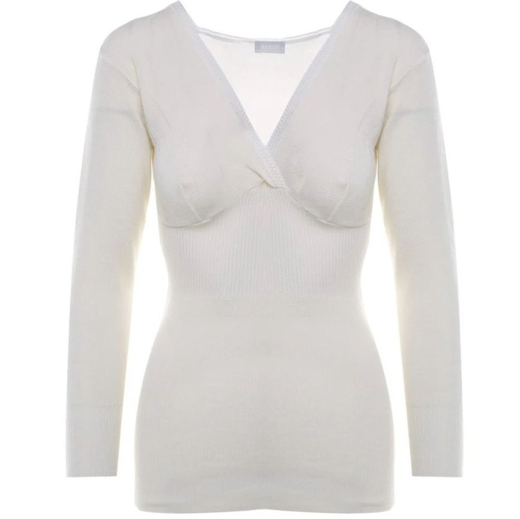 Maglia Liabel 016 766 Manica Lunga con Formaseno in Lana Pesante 80%