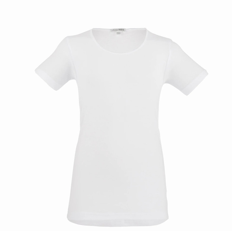 3 Pezzi T-Shirt girocollo bordo raso MM bimba, caldo cotone 2828 26R LIABEL