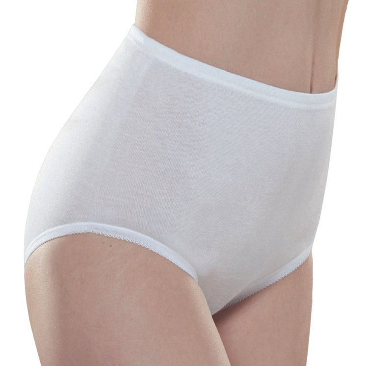 Giorgi MBV 3 Slip donna 11610 Milly Maxi Vita alta in Cotone Filo di Scozia