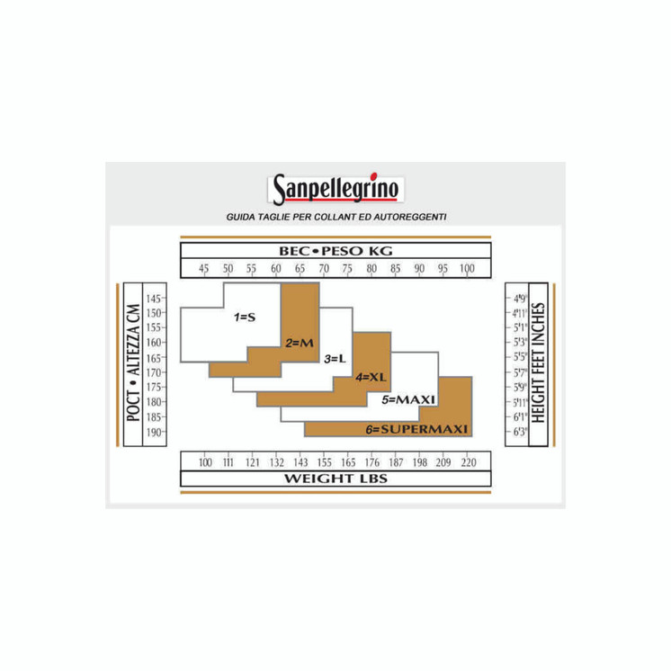 San Pellegrino (5 paia) Collant Donna Riposante  70 Den Caresse