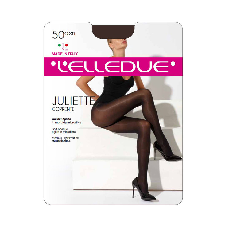 6 Paia Collant Elledue Juliette 50 Coprente in Microfibra e Tassello in Cotone