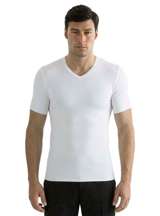 Intimidea Maglia Uomo Scollo V manica corta in morbida Microfibra 65200023