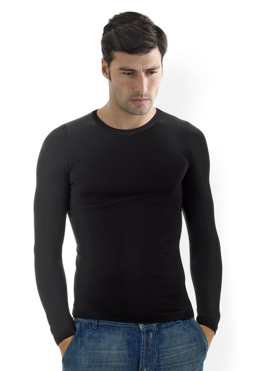 Maglia Uomo Intimidea 200079 Manica Lunga Girocollo in morbida Microfibra