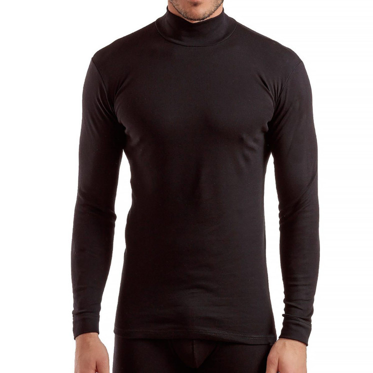 T-shirt Maglia Uomo Lupetto Intimidea 200060 Manica Lunga in Morbida Microfibra