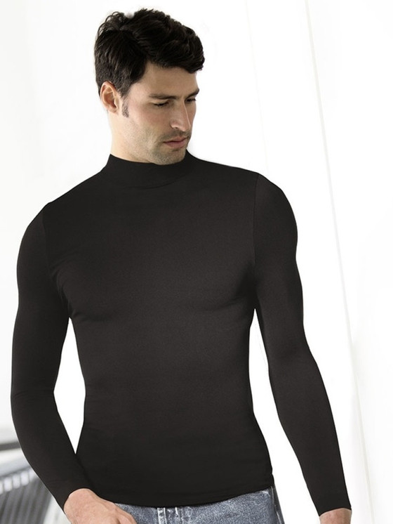 T-shirt Maglia Uomo Lupetto Intimidea 200060 Manica Lunga in Morbida Microfibra