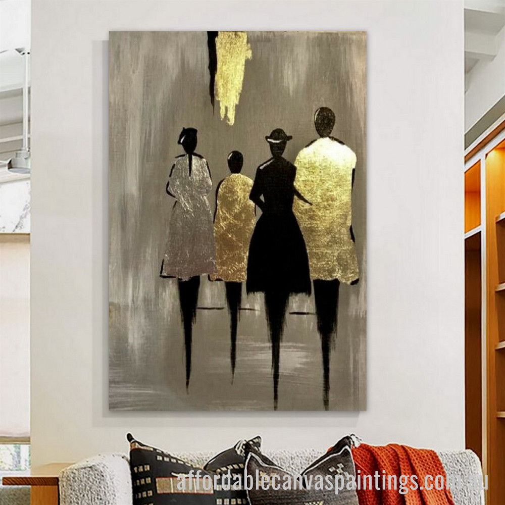Human Figure Abstract Art Modern Heavy Texture Handmade Framed Acrylic Paintings For Sale Australia affordablecanvaspaintings.com.au