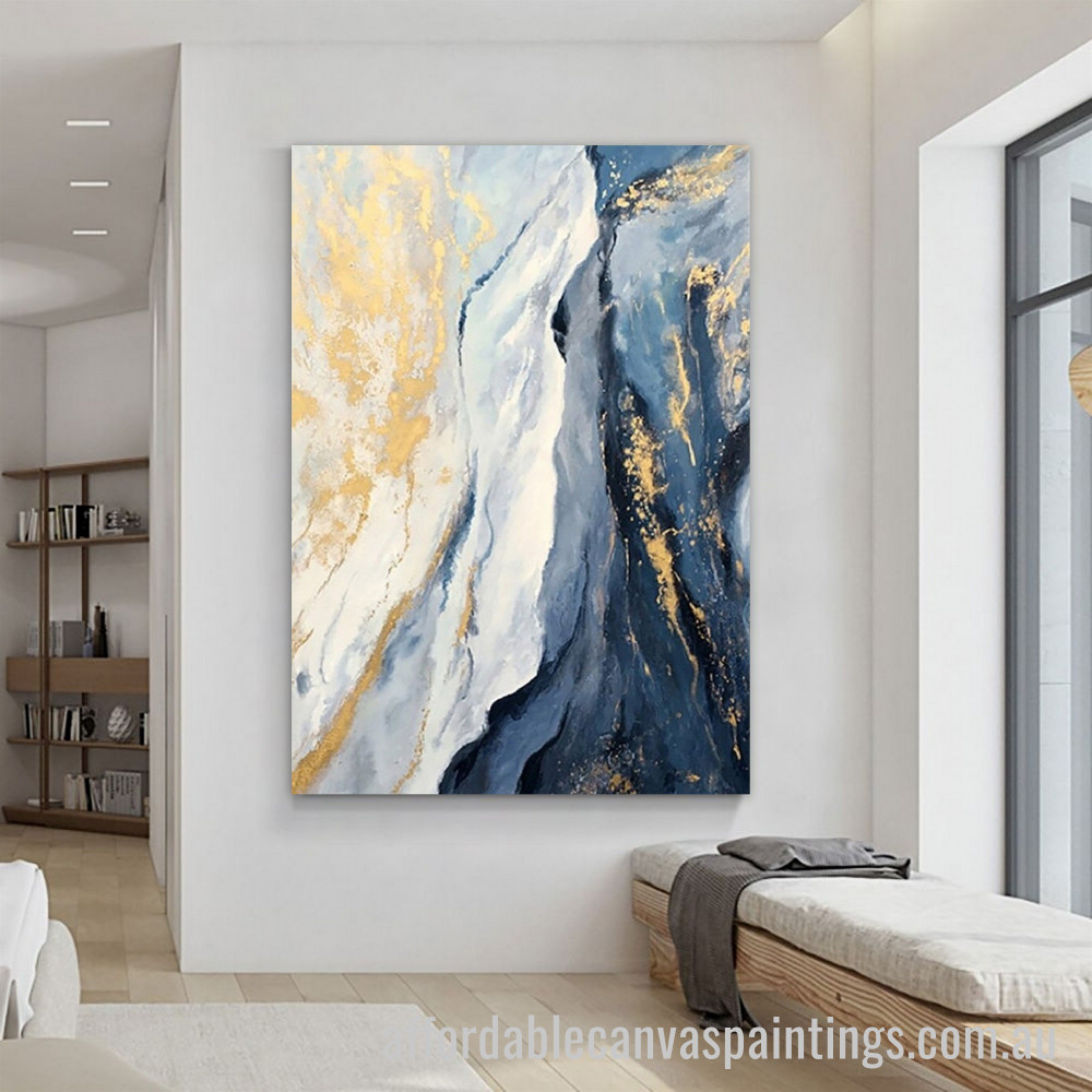 Piebald Blemish Abstract Art Modern Heavy Texture Handmade Stretched Framed Artwork Australia Online affordablecanvaspaintings.com.au