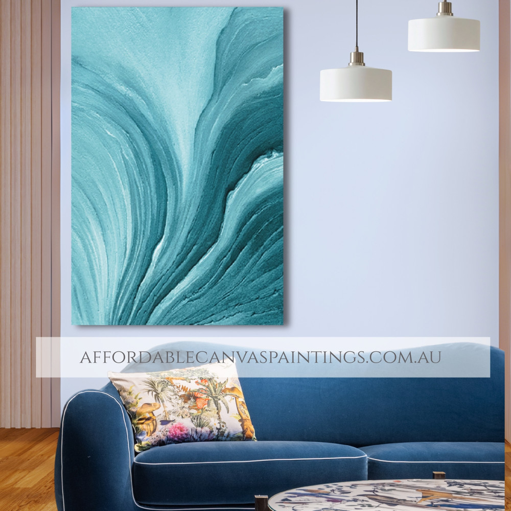 Splashes Abstract Artwork Modern Art Framed Handcrafted Australiana Painting For Decorative Wall Hangings
