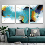 Decolorization Abstract Art Modern Heavy Texture Handmade Stretched 3 Piece Framed Paintings For Sale affordablecanvaspaintings.com.au