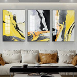 Attractive Nordic Abstract Art Modern Heavy Texture Handmade Framed 3 Piece Abstract Art Paintings affordablecanvaspaintings.com.au