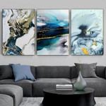 Colorful Design Abstract Art Modern Heavy Texture Handmade Framed Best 3 Piece Canvas Oil Painting affordablecanvaspaintings.com.au