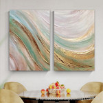 Rotate Marble Pattern Abstract Art Modern Heavy Texture Handmade Framed 2 Piece Cheap Framed Artwork Australia affordablecanvaspaintings.com.au