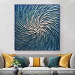 Silver Flower Abstract Art Modern Heavy Texture Handmade Stretched Cheap Framed Artwork Australia affordablecanvaspaintings.com.au