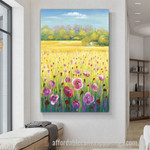 Flowers Garth Abstract Art Modern Heavy Texture Handmade Framed Best Framed Artwork Australia affordablecanvaspaintings.com.au
