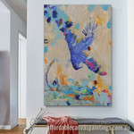 Colorful Smear Abstract Art Modern Heavy Texture Handmade Framed Cheap Framed Artwork Australia affordablecanvaspaintings.com.au