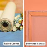 Rolled & Stretched Handmade Canvas Painting - affordablecanvaspaintings.com.au