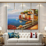 Wonderful Italian Coast Abstract Art Modern Heavy Texture Handmade Stretched Buy Textured Paintings Online Australia For Office Décor