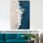 Seacoast Modern Seascape Australian Landscape Art Handmade Original Artwork Australia For Home Decor