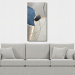 Daubs Abstract Modern Painting Framed Handmade Affordable Original Art For Home Wall Decoration Ideas