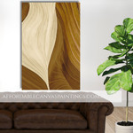 Tarnishes Abstract Modern Artwork Heavy Texture Handmade Stretched Ready To Hang Canvas Art For House Decoration