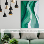 Curved Textured Brushstrokes Abstract Art Handmade Modern Original Artwork Australia For Office Wall Decoration Ideas