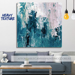 Chromatic Smears Abstract Modern Artwork Framed Hand Painted Canvas Australia For Housewarming Gift Ideas