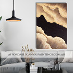 Specks Abstract Modern Framed Handmade Heavy Textured Painting For Home Decorators