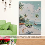 Sea Scenery Landscape Vintage Framed Handmade Nature Artwork For Interior Designer Choice