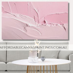 Pinky Abstract Art Painting Framed Handmade Modern Artwork For Interior Decoration